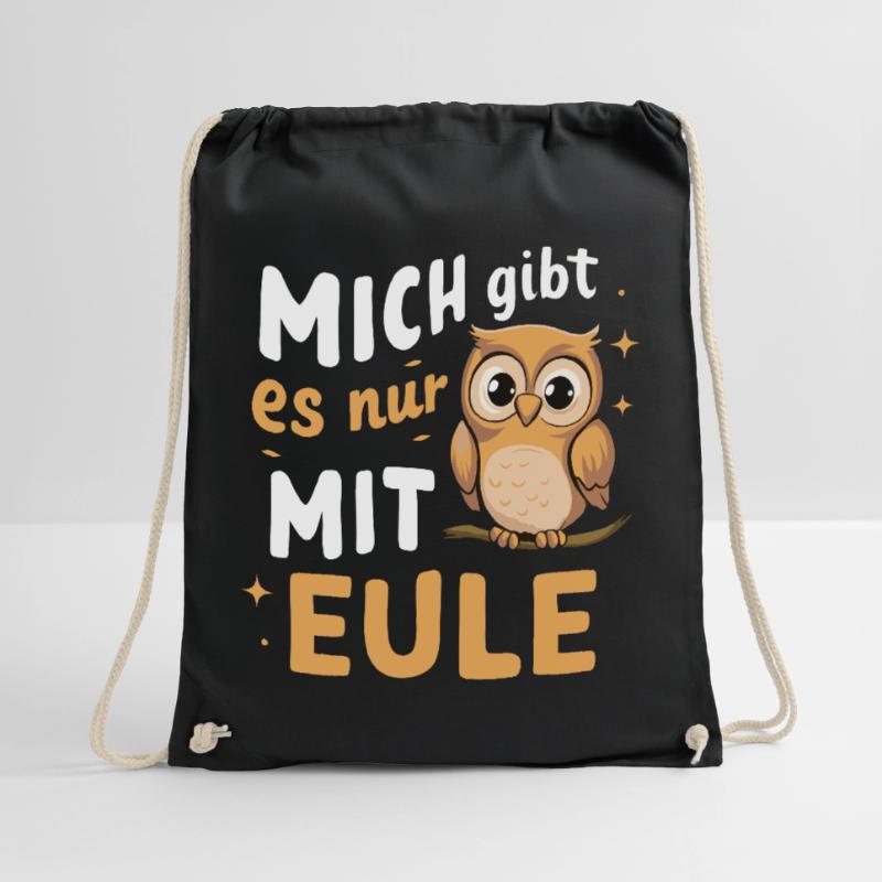 Nachteule Eule Eulen Vogel Turnbeutel