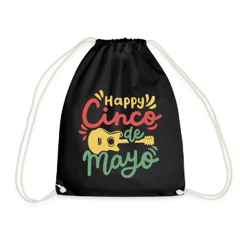 Cinco de Mayo Fiesta mexikanische Party - Turnbeutel - Schwarz - Vorne
