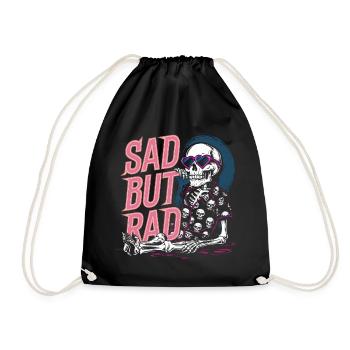 Cool goth look with depth - Drawstring Bag - black - Front
