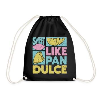 Süßes Design für Pan Dulce - Turnbeutel - Schwarz - Vorne