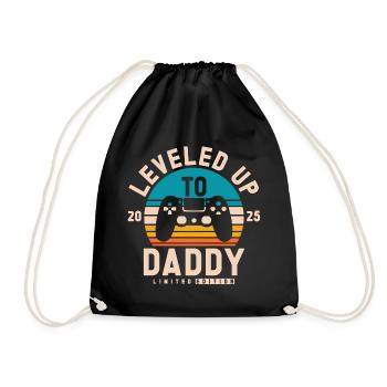 Promu au rang de Papa 2025 - Sac de sport léger - noir - Devant
