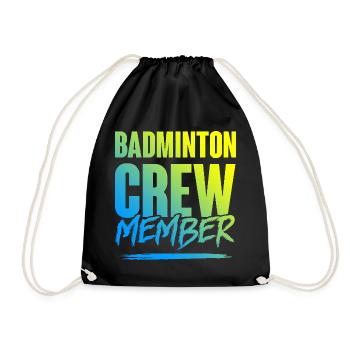 Équipe de badminton - Sac de sport léger - noir - Devant