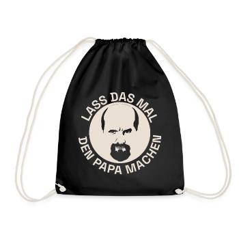 Stromberg Mit Bernd Lass Das Mal Den Papa Machen - Turnbeutel - Schwarz - Vorne