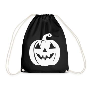 Spooky pumpkin motifs for Halloween - Drawstring Bag - black - Front