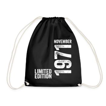 Novembre 1971 Édition Limitée Novembre 1971 - Sac de sport léger - noir - Devant