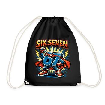 Numéro 67 Six Sept Cadeau Mignon Meme - Sac de sport léger - noir - Devant