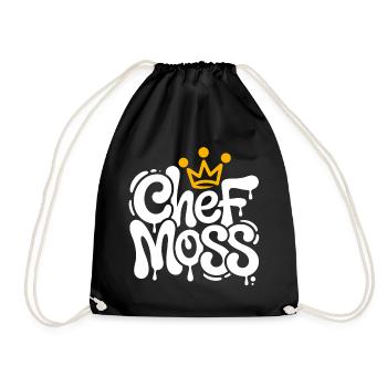 Chef Moss - Turnbeutel - Schwarz - Vorne