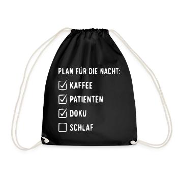 Nachtcheckliste Kaffee
Patienten Doku - Turnbeutel - Schwarz - Vorne