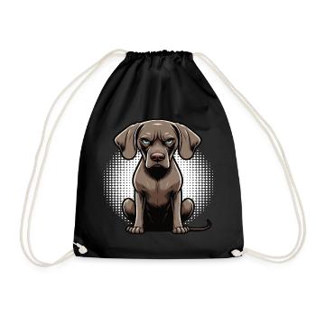 Weimaraner Weimaraner Owner Weimaraner Enthusiast - Drawstring Bag - black - Front