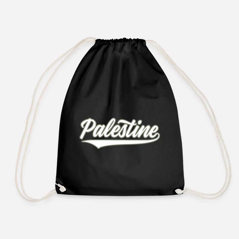 Palestine style baseball vert olive-blanc - Sac de sport léger - noir