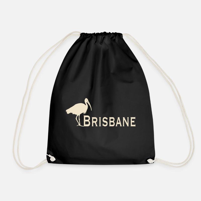 Bin Chicken Brisbane - Turnbeutel - Schwarz