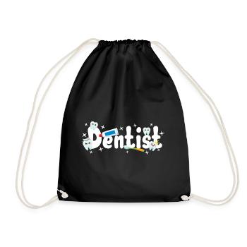 Dentist Dentist - Drawstring Bag - black - Front