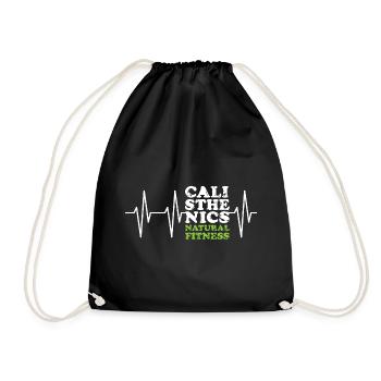Natural Fitness Calisthenics Sport Pulse Heartbeat - Sac de sport léger - noir - Devant