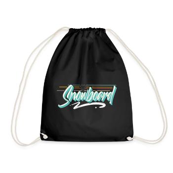 Planche à neige - Sac de sport léger - noir - Devant