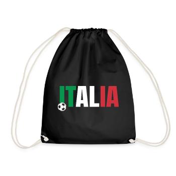 Italia Football - Drawstring Bag - black - Front
