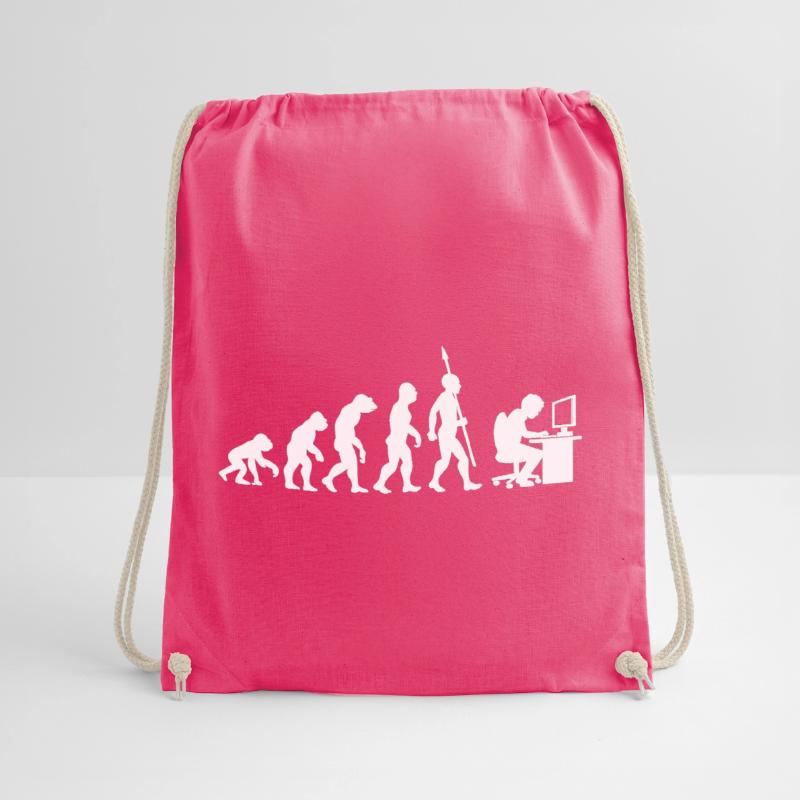 Computer PC Evolution Computer Scientist Programmer Drawstring Bag