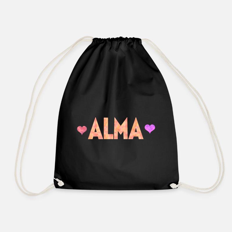 Alma - Turnbeutel - Schwarz