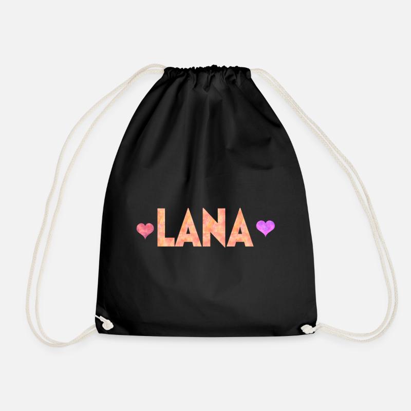 Lana - Turnbeutel - Schwarz