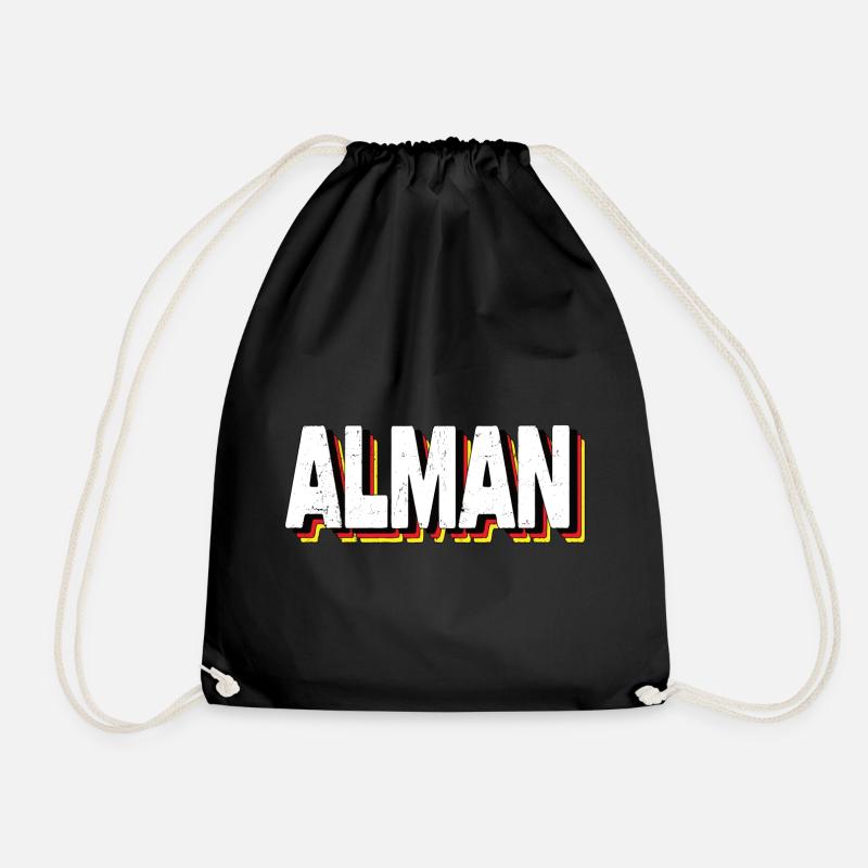 Alman - Turnbeutel - Schwarz