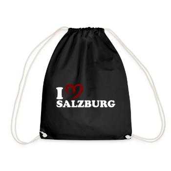 J’adore Salzbourg - Sac de sport léger - noir - Devant