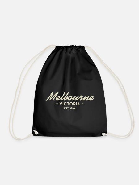 Melbourne Vintage Est 1835 - Turnbeutel - Schwarz