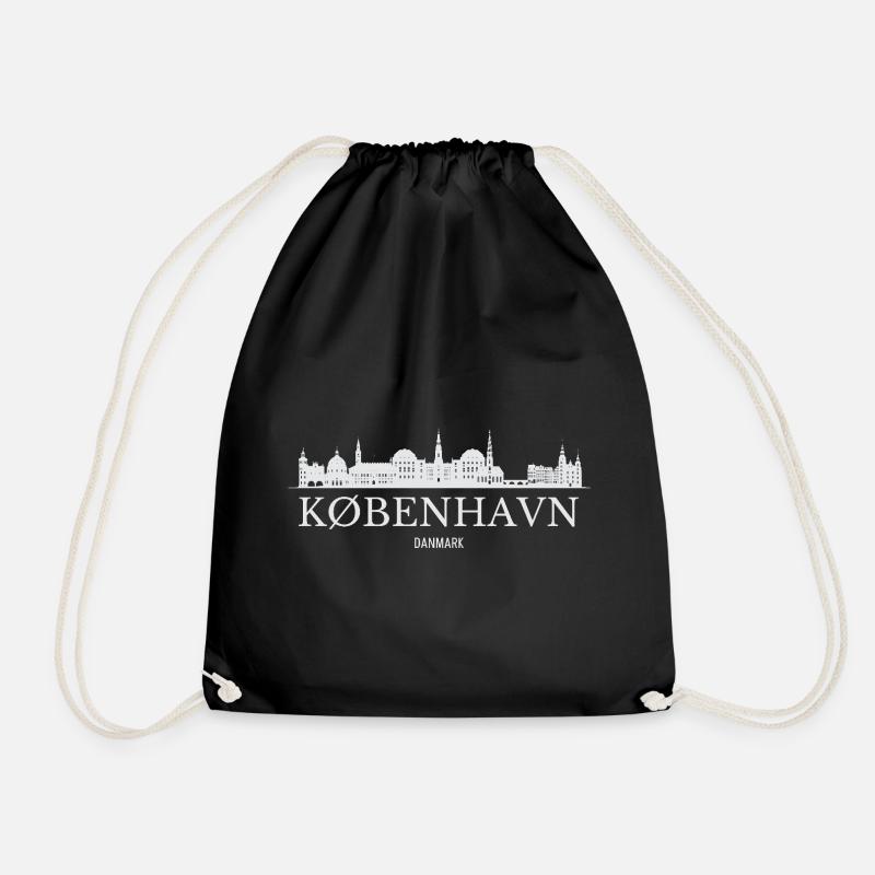 Copenhague Skyline, Copenhague Danemark - Sac de sport léger - noir