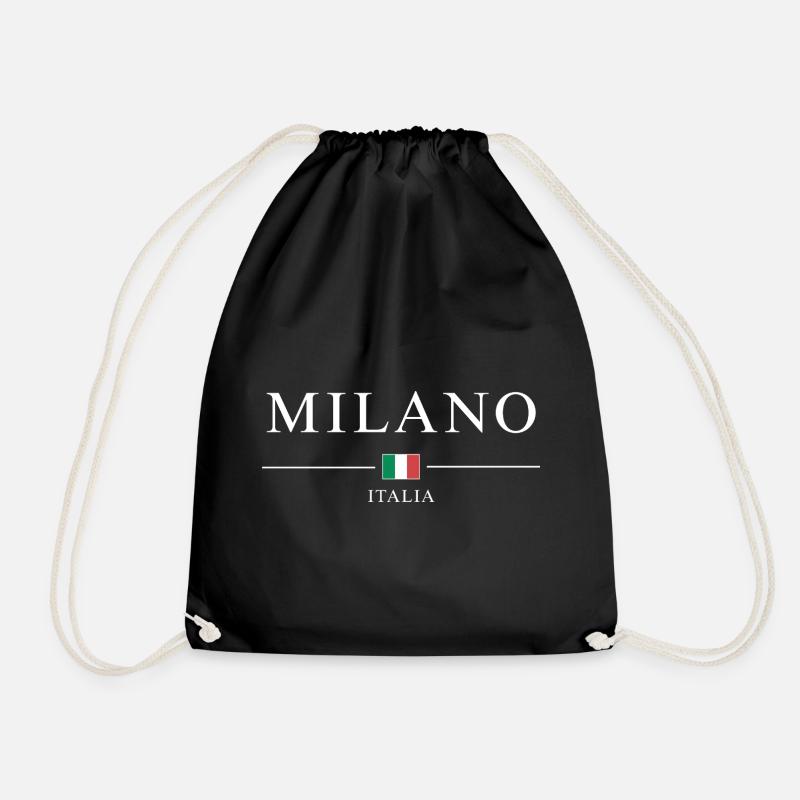Milano italia - Turnbeutel - Schwarz