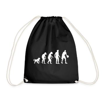 Evolution der Basketball-Progression - Turnbeutel - Schwarz - Vorne