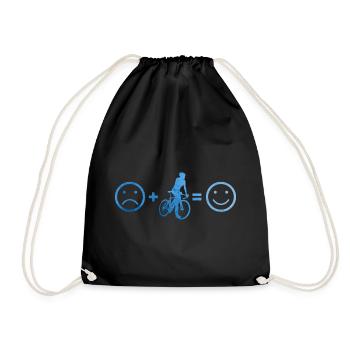 Men's Road Bike Road Bike Road Bike Road Bike - Drawstring Bag - black - Front
