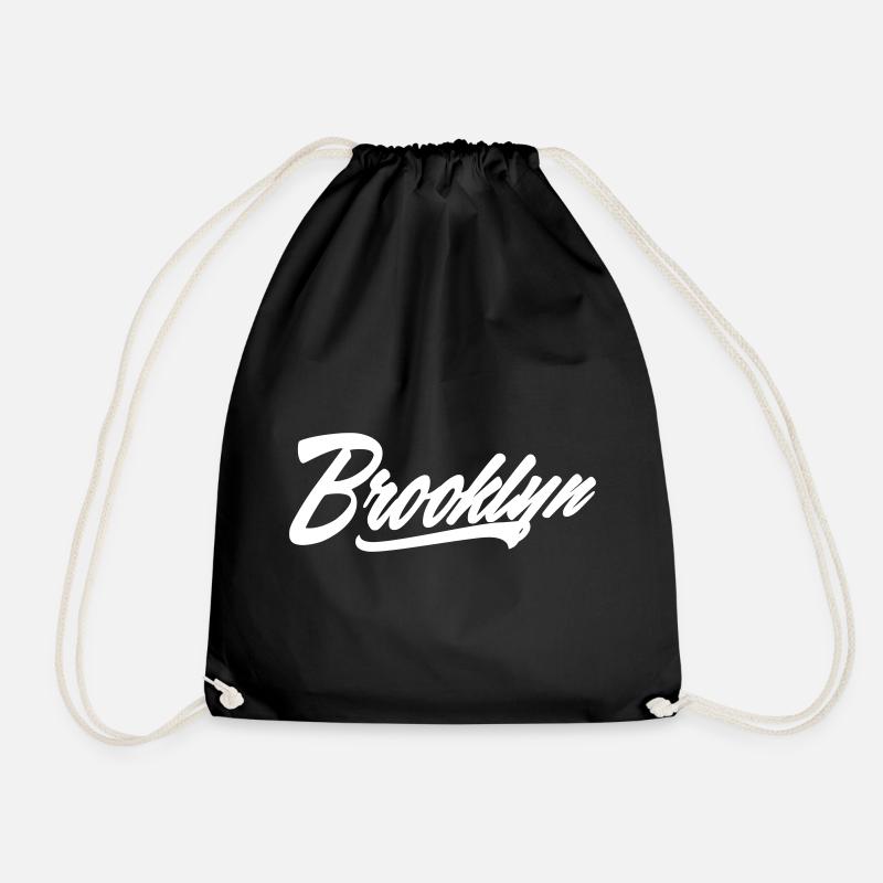 Brooklyn Shirt - Drawstring Bag - black