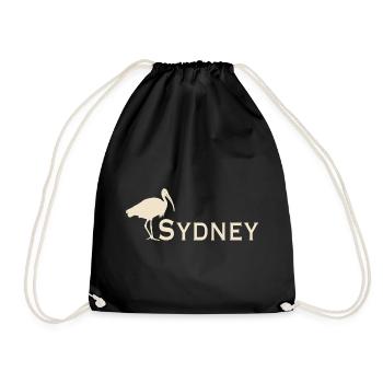 Bin Chicken Sydney - Turnbeutel - Schwarz - Vorne