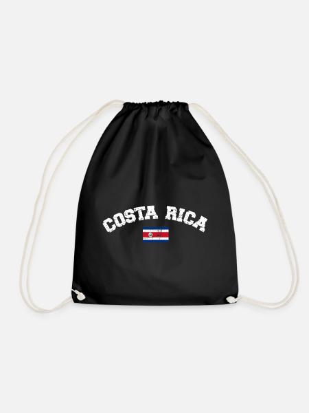 Costa Rica - Turnbeutel - Schwarz