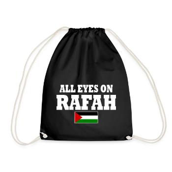 all eyes on rafah - Sac de sport léger - noir - Devant