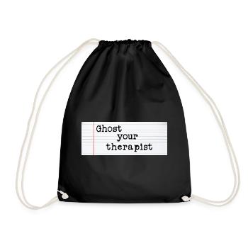 Ghost Your Therapist - Turnbeutel - Schwarz - Vorne