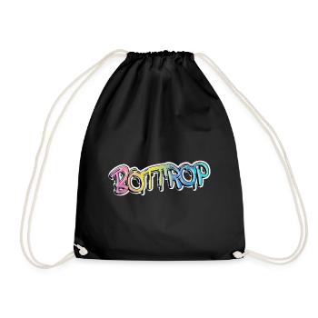 Bottrop Germany City Graffiti Spray Sprayer - Drawstring Bag - black - Front