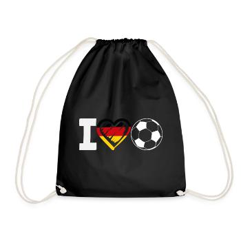 Drôle de Football Football Fan Cadeau - Sac de sport léger - noir - Devant