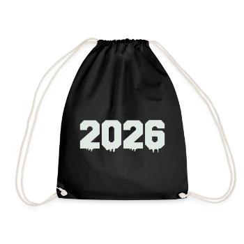 2026 - Turnbeutel - Schwarz - Vorne