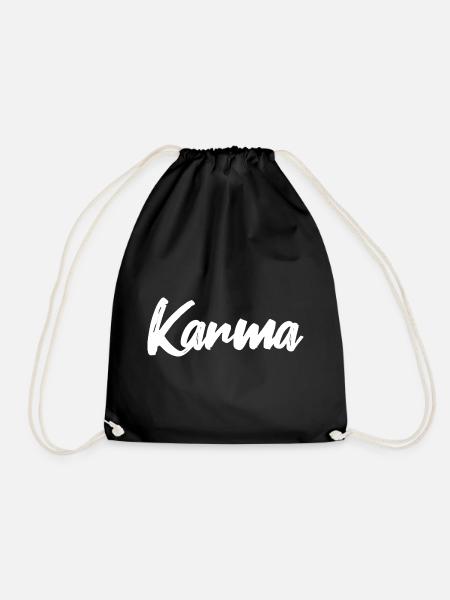 Karma - Turnbeutel - Schwarz