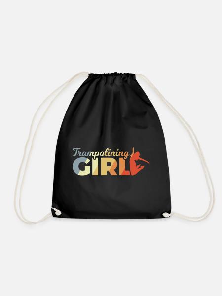 Drôle de fille trampoline - Sac de sport léger - noir