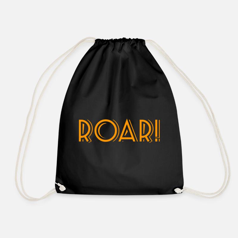 ROAR ! - Turnbeutel - Schwarz