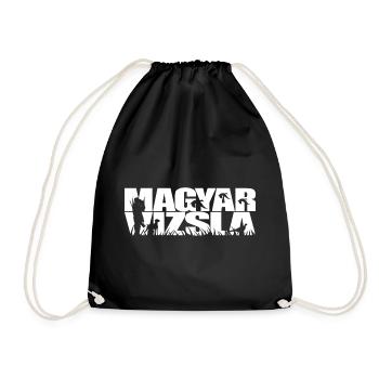 MAGYAR VIZSLA Hunting Dogs Hunting Dog Hunter Wilsigns - Drawstring Bag - black - Front
