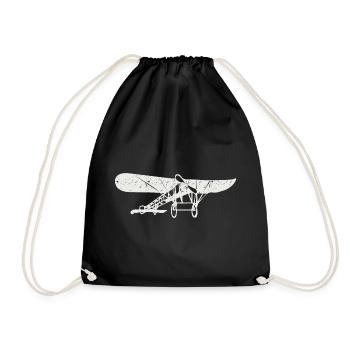 Airplane - Turnbeutel - Schwarz - Vorne