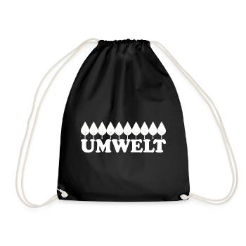 ENVIRONNEMENT - Sac de sport léger - noir - Devant