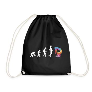 Quote for a contortionist - Drawstring Bag - black - Front