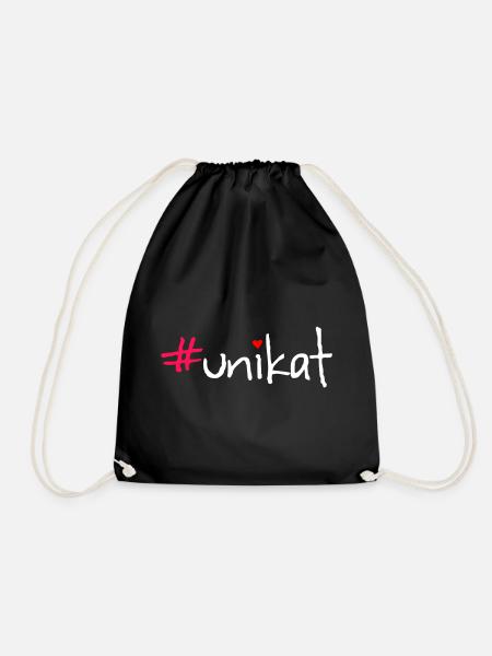 #unikat - Turnbeutel - Schwarz