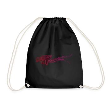 Plongée Homme Plongeur Plongée Sous-Marine - Sac de sport léger - noir - Devant