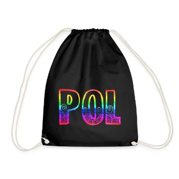 Pol RS Arc-en-ciel - Sac de sport léger - noir - Devant