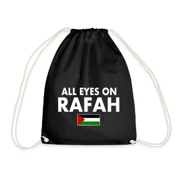 all eyes on rafah - Sac de sport léger - noir - Devant