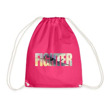 Fighter F-35 Lightning II - Drawstring Bag - fuchsia - Front