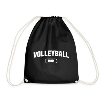 Volleyball Mom - Drawstring Bag - black - Front